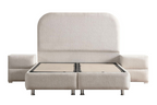 Lit Coffre JADE BLANC CASSE - Chenille