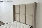 Lit Coffre Enfant RIO BEIGE - Velours