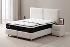 Lit Coffre MAYA BLANC CASSE - Chenille
