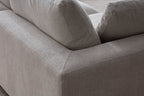 Canapé Julia Modulable Chenille  4+1 Pouf