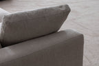 Canapé Julia Modulable Chenille  4+1 Pouf