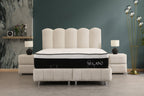 Lit Coffre EVA BLANC CASSE - Chenille
