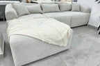 Canapé Mila Modulable Chenille Blanc cassé