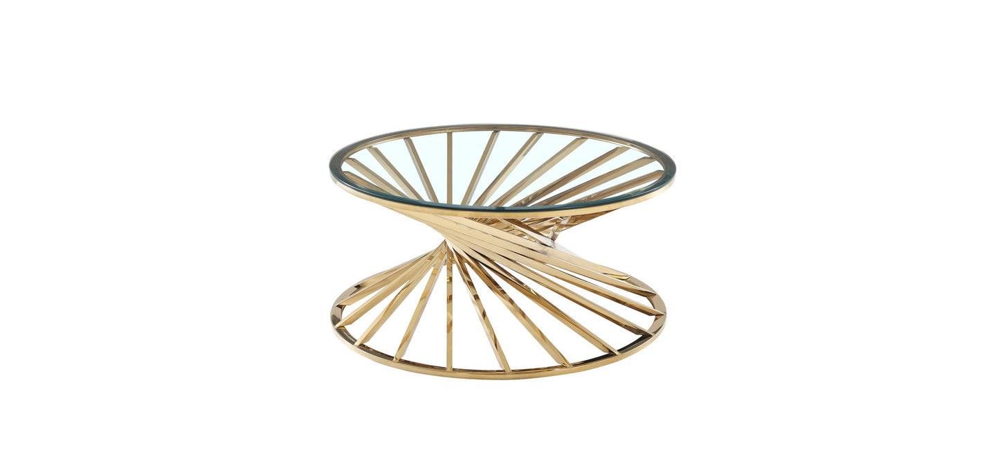 TABLE BASSE NAUTILUS GOLD