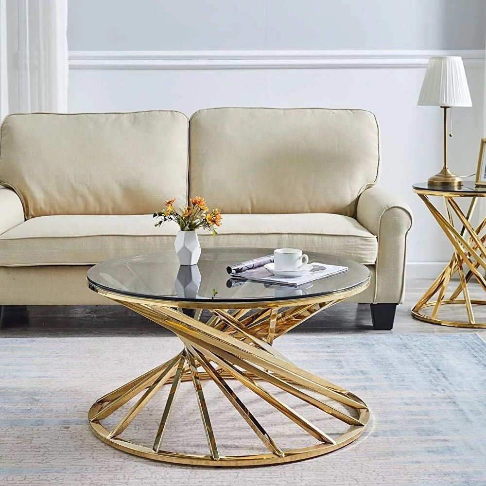 TABLE BASSE NAUTILUS GOLD