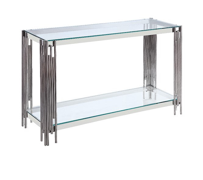 CONSOLE FLUTE INOX TRANSPARENT
