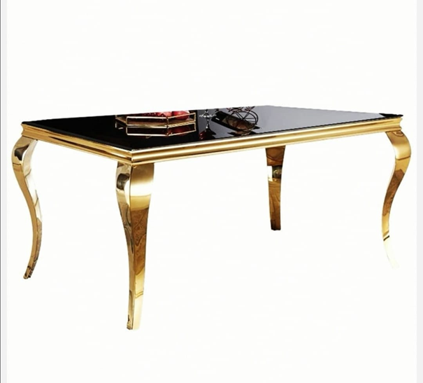 TABLE A MANGER BAROQUE DOREE